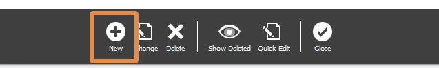 The Users module with New selected in the Control Panel