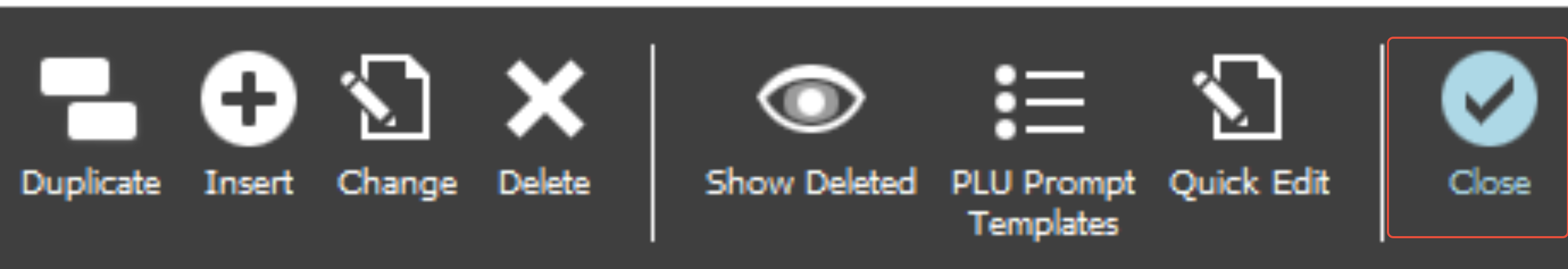 Closing back to the main menu