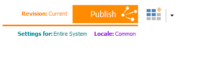 Saving the adjustment ready to publish