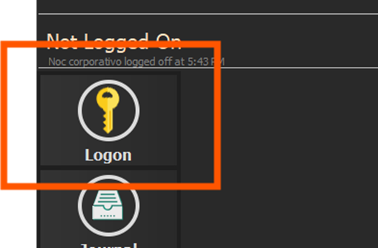 The PowerEPOS sign-in keypad