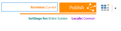 Publishing the changes