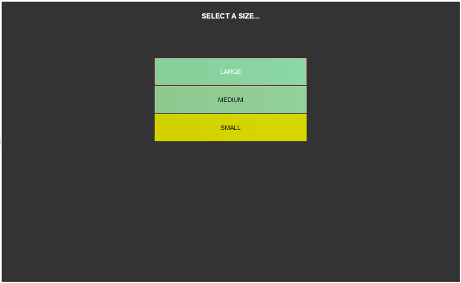 The prompt page with a heading across the top
