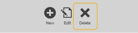 A printer selected in the Printers window with Delete in the control panel